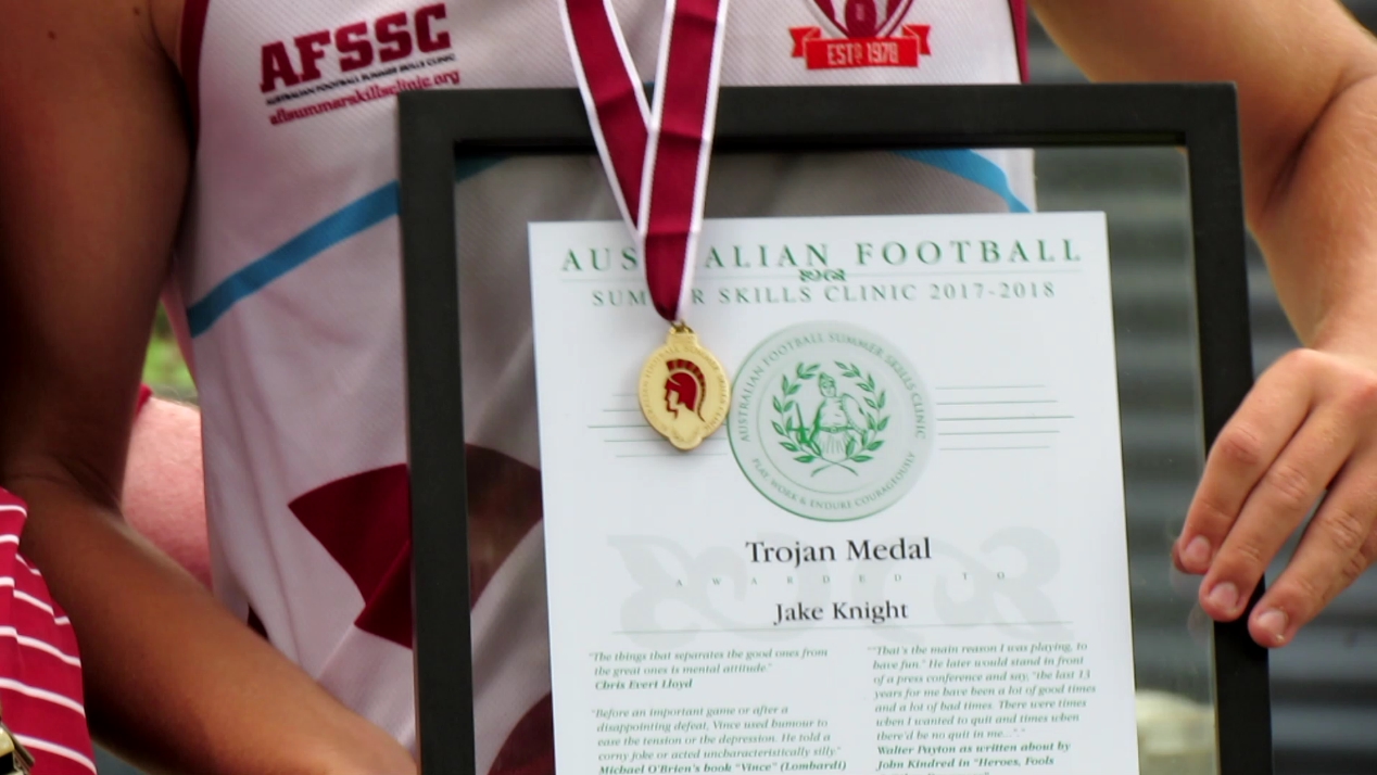 Year 40 Trojan Medal Award